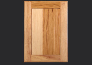 Cope and Stick Cabinet Door C101 OE8-IE2-RP4 Hickory, Natural and slab drawer front with OE8