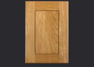 Cope and Stick Cabinet Door C101 Wide OE2-IE2-RP4 White Oak, Select and 5-piece drawer front with reduced rails