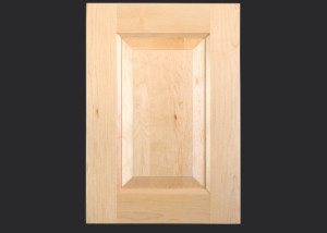 Cope and Stick Cabinet Door C101 Wide OE4-IE4-RP3 Hard Maple, Select and 5-piece drawer front with reduced rails