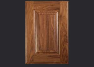 Cope and Stick Cabinet Door C101 Wide OE9-IE3-RP11 in Walnut, Select - Slab drawer front with OE9