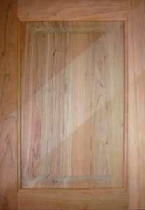 discolored cherry door