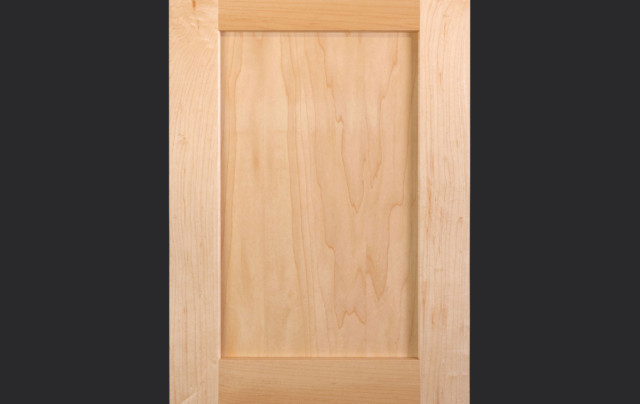 Cope and Stick Cabinet Door C101 OE5-IE2-FP3/8 in Hard Maple, Select and 5-piece drawer front