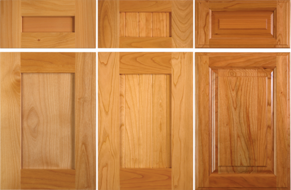 alder cabinet door and new versus 2 year old cherry cabinet door