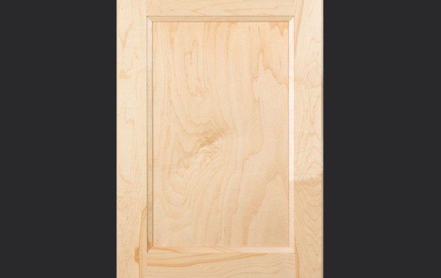 Cope and Stick Cabinet Door C101 OE13-IE4-FP1/4 Hard Maple, Select and slab drawer front with OE13