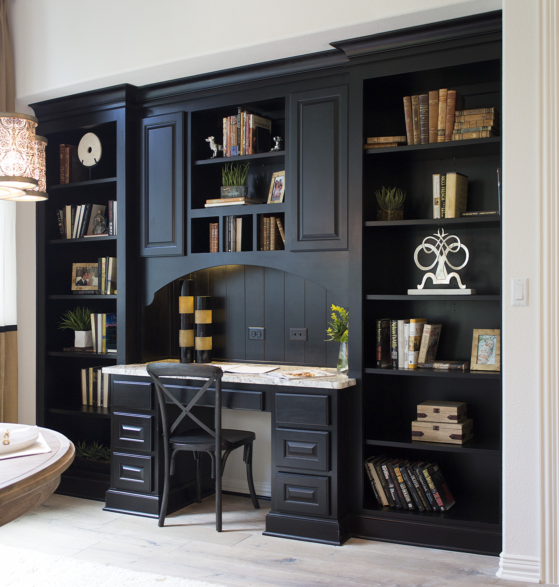 black book shelves