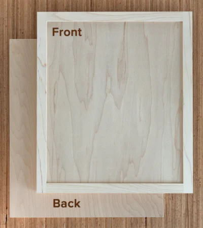 4S Slim Shaker Door Front and Back