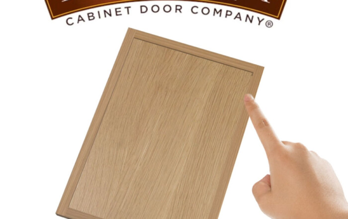 3-d interactive cabinet door sample rift white oak