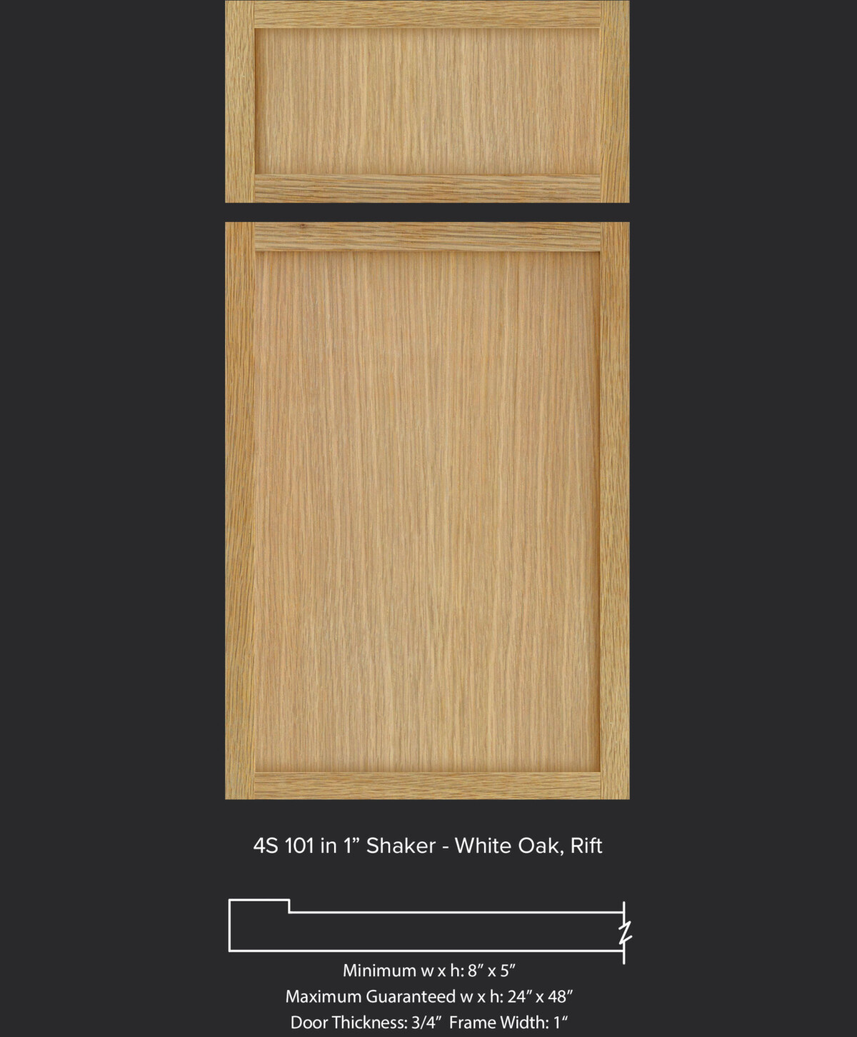 Trending in Cabinet Doors - Rift White Oak - TaylorCraft Cabinet Door ...