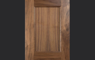 Cope and Stick Cabinet Door C101 Wide OE4-IE3-FP1/4 Walnut, Select with slab drawer front