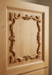 ornate cabinet door