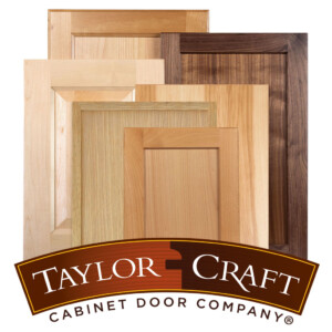 TaylorCraft Cabinet Door Company Logo with cabinet door styles including 4S