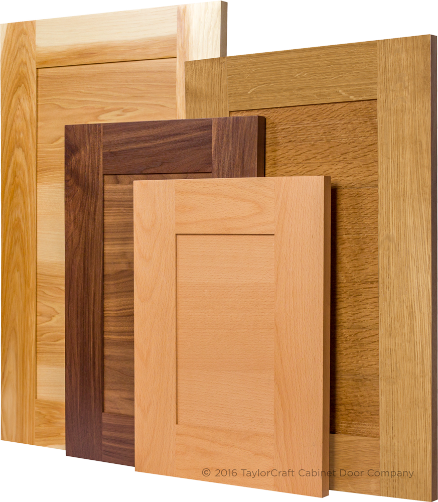 modern transitional cabinet doors with horizontal panel grain and IE6 inside edge which brings the panel closer to the face of the frame