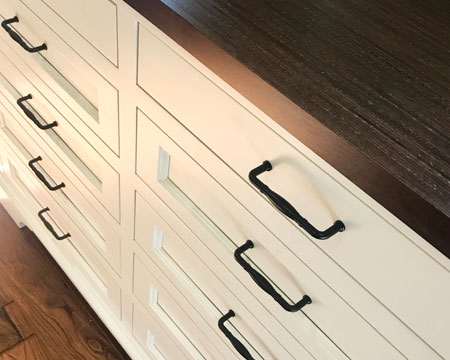 TaylorCraft flush inset dresser drawer fronts