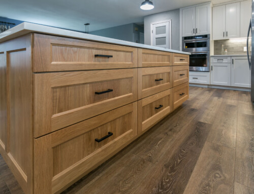 White Oak Kitchen Island IE4