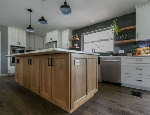 White Oak Kitchen Island Cabinet Doors