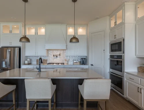 Kitchen Cabinets Beech and Painted Cabinet Doors