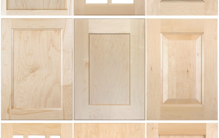 9 hard maple cabinet doors by TaylorCraft cabinet door company