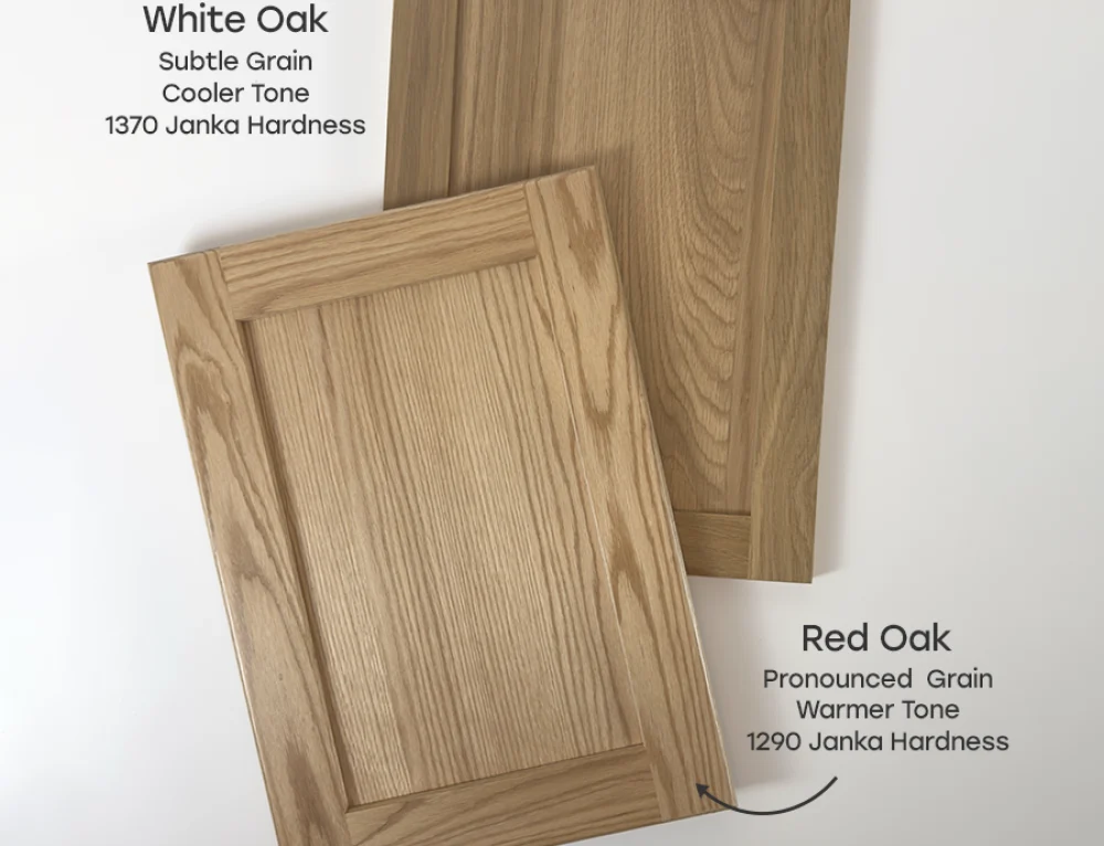 Red Oak vs White Oak Cabinets