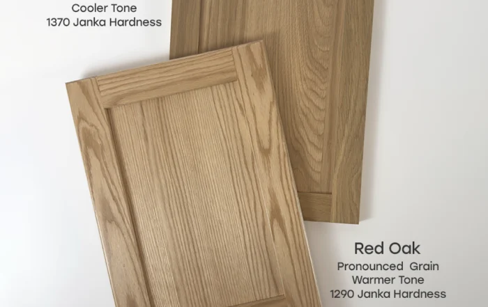 Difference between Red Oak and White Oak cabinets and cabinet doors