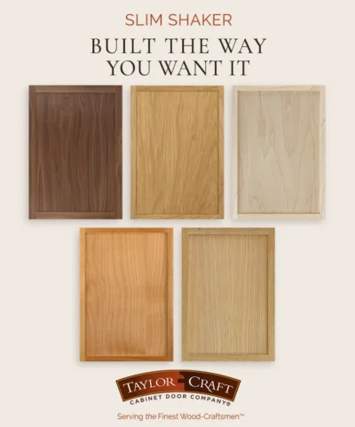 TaylorCraft 4S Slim Shaker cabinet doors