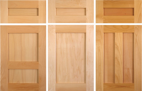 Standard shaker cabinet doors from TaylorCraft Cabinet Door Company