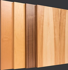 TaylorCraft's modern edgebanded cabinet doors